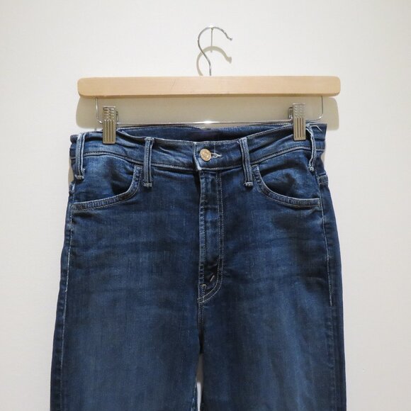 MOTHER The Hustler Ankle Fray Jeans in On The Edge - Size 26 - Picture 4 of 14